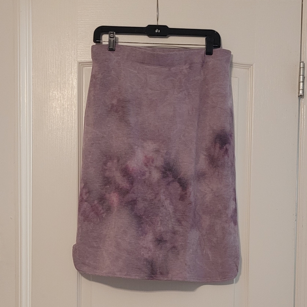 Purple Skirt with Hidden Capris underneath